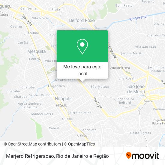 Marjero Refrigeracao mapa