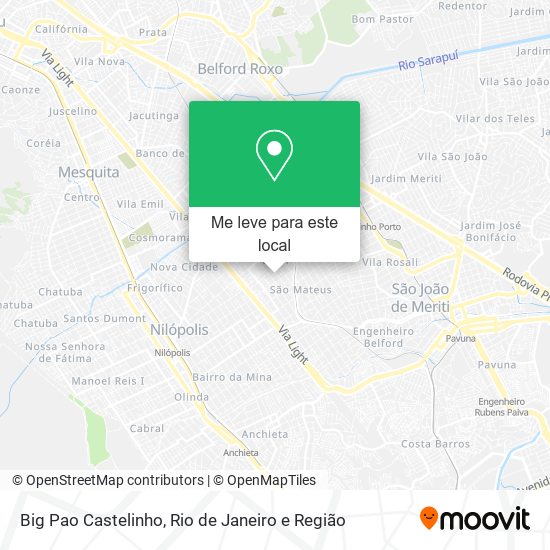 Big Pao Castelinho mapa