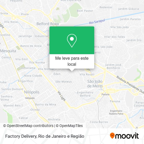 Factory Delivery mapa