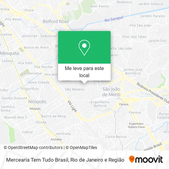 Mercearia Tem Tudo Brasil mapa