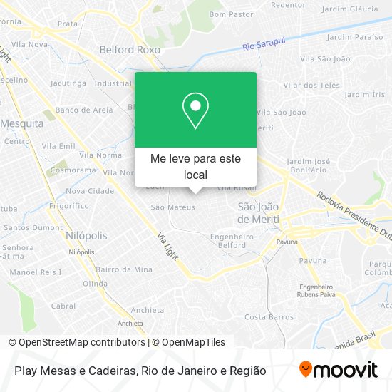 Play Mesas e Cadeiras mapa