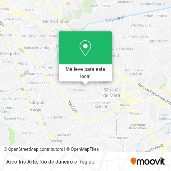 Arco-Iris Arte mapa