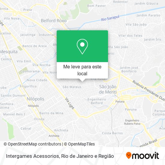 Intergames Acessorios mapa