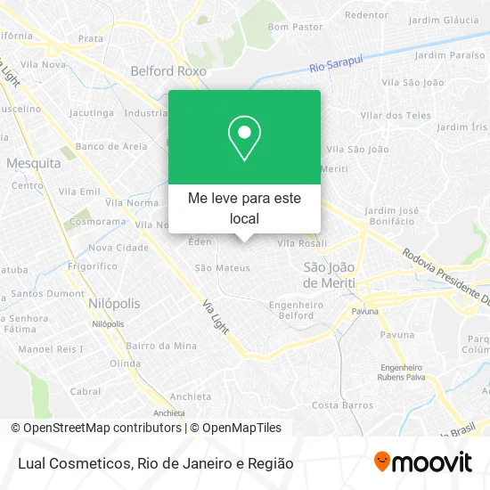 Lual Cosmeticos mapa