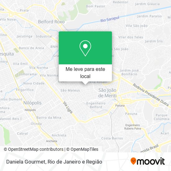 Daniela Gourmet mapa