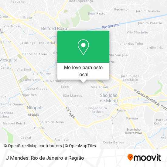 J Mendes mapa