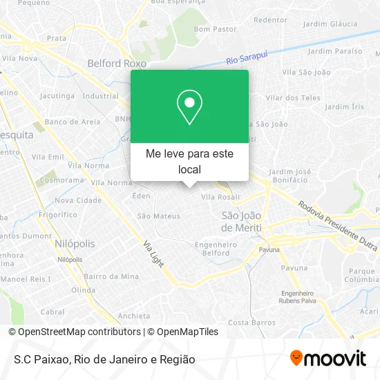 S.C Paixao mapa