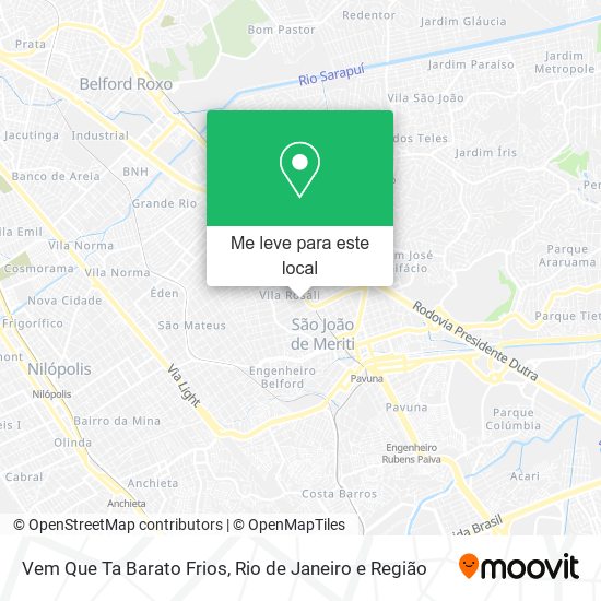 Vem Que Ta Barato Frios mapa