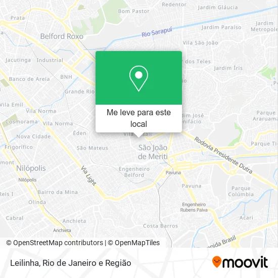 Leilinha mapa