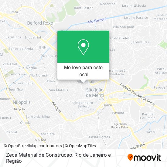 Zeca Material de Construcao mapa