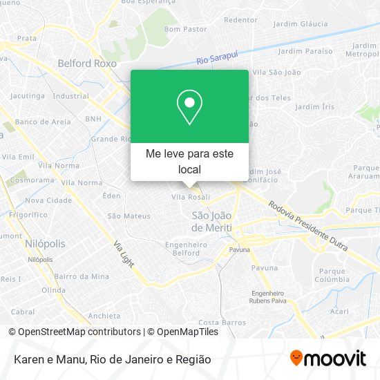 Karen e Manu mapa