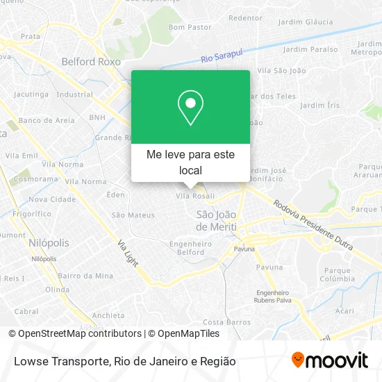 Lowse Transporte mapa