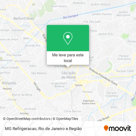 MG Refrigeracao mapa