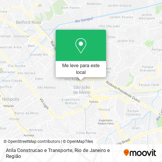 Atila Construcao e Transporte mapa