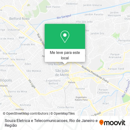 Souza Eletrica e Telecomunicacoes mapa