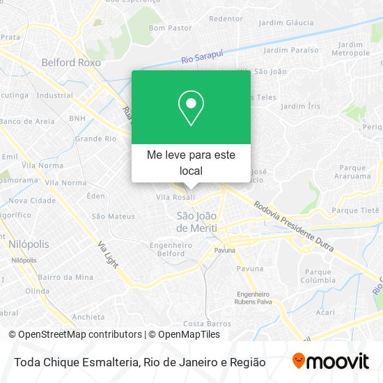 Toda Chique Esmalteria mapa
