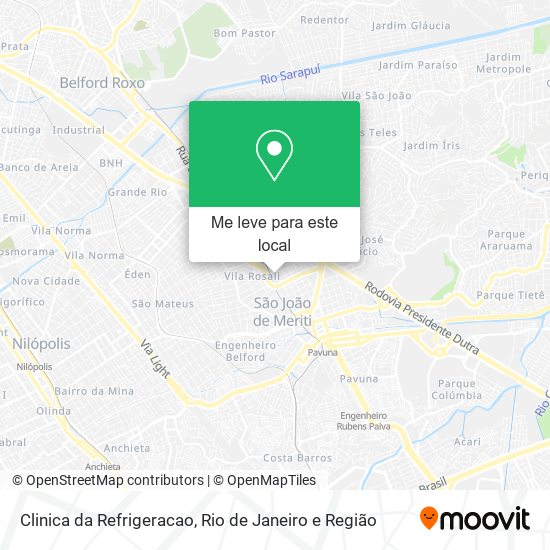 Clinica da Refrigeracao mapa