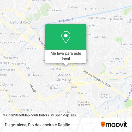 Diegotaiene mapa