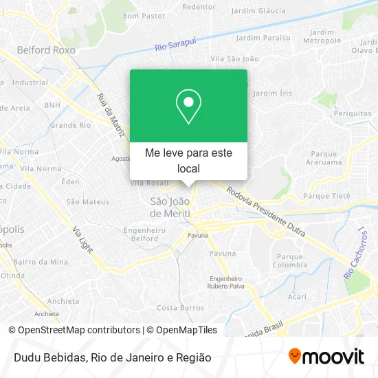 Dudu Bebidas mapa
