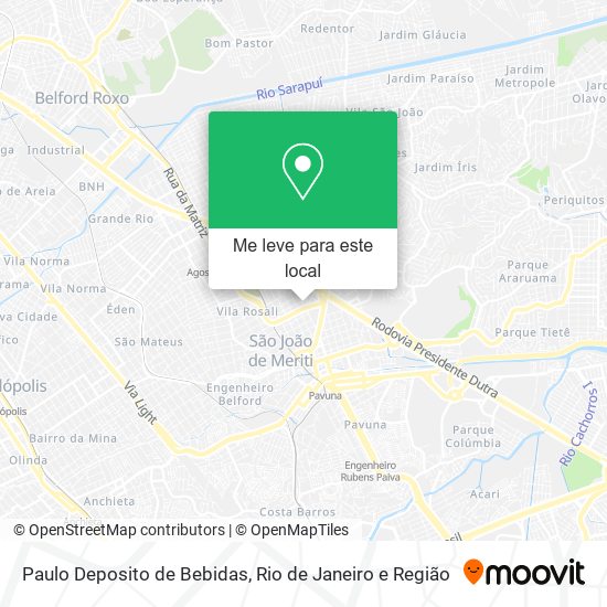 Paulo Deposito de Bebidas mapa