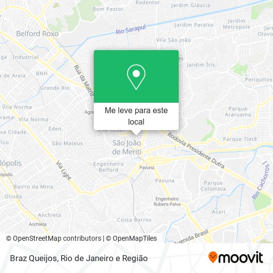 Braz Queijos mapa