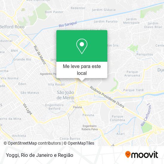 Yoggi mapa