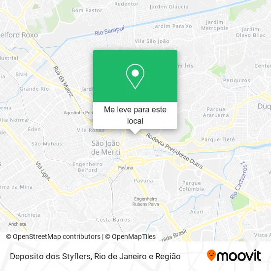 Deposito dos Styflers mapa