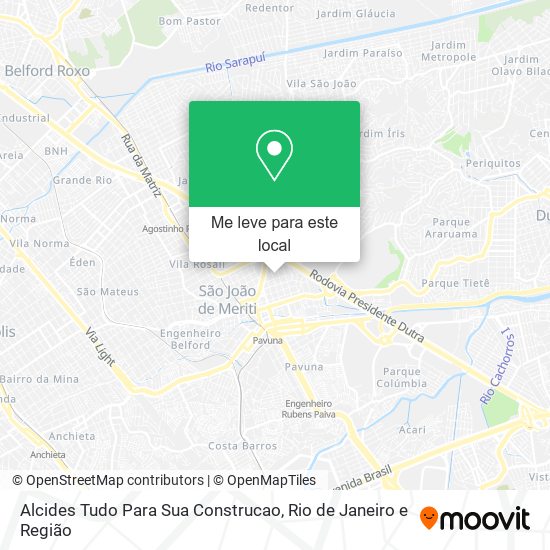 Alcides Tudo Para Sua Construcao mapa