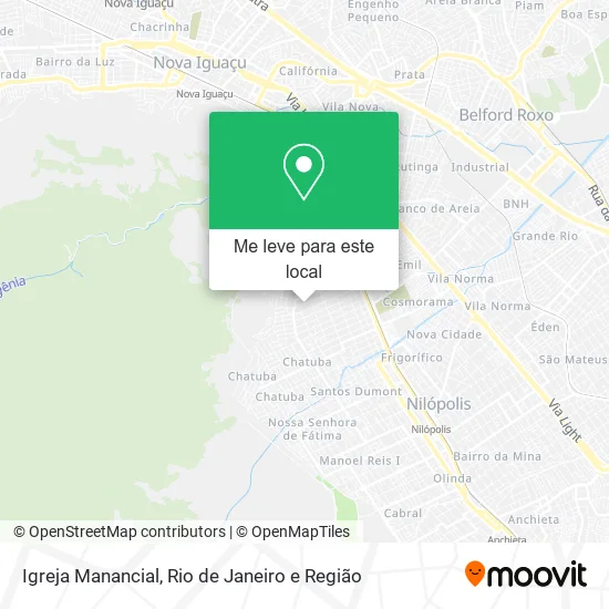 Igreja Manancial mapa