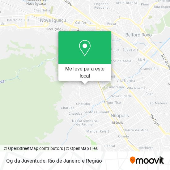 Qg da Juventude mapa