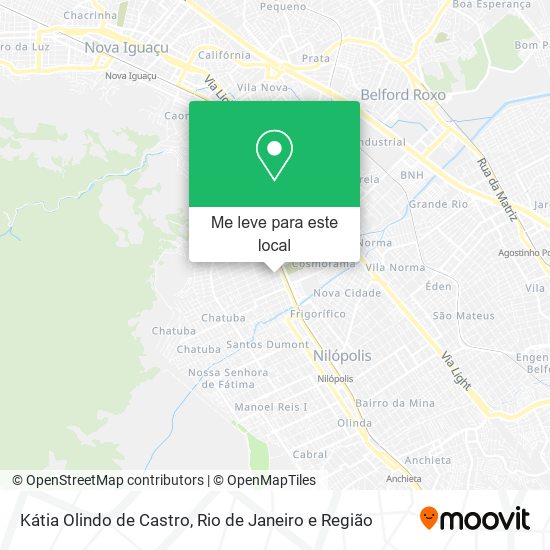 Kátia Olindo de Castro mapa
