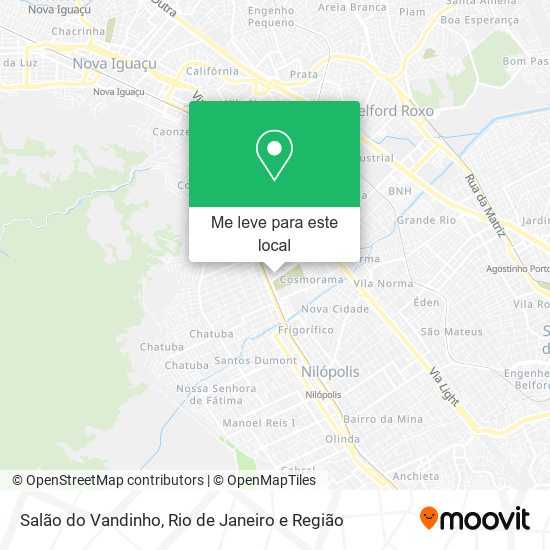 Salão do Vandinho mapa