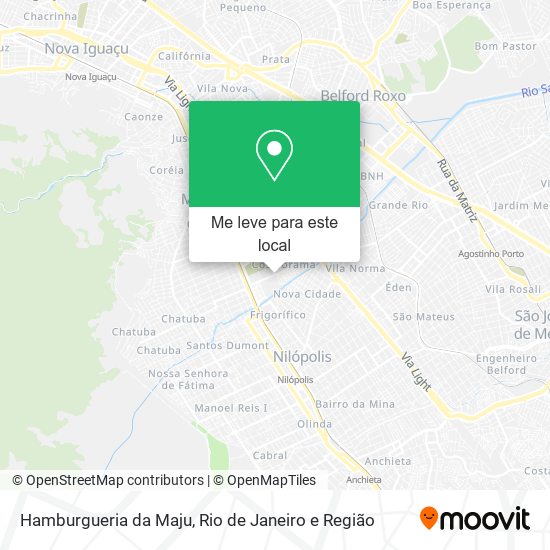 Hamburgueria da Maju mapa