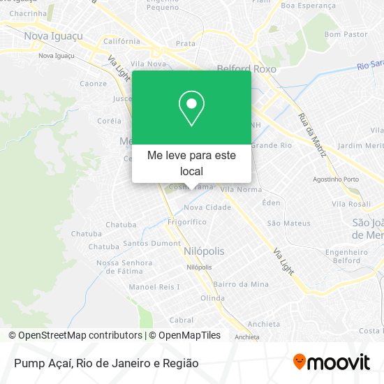 Pump Açaí mapa
