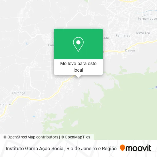 Instituto Gama Ação Social mapa