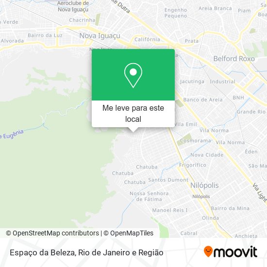 Espaço da Beleza mapa