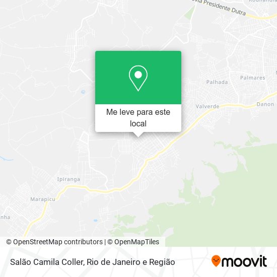 Salão Camila Coller mapa