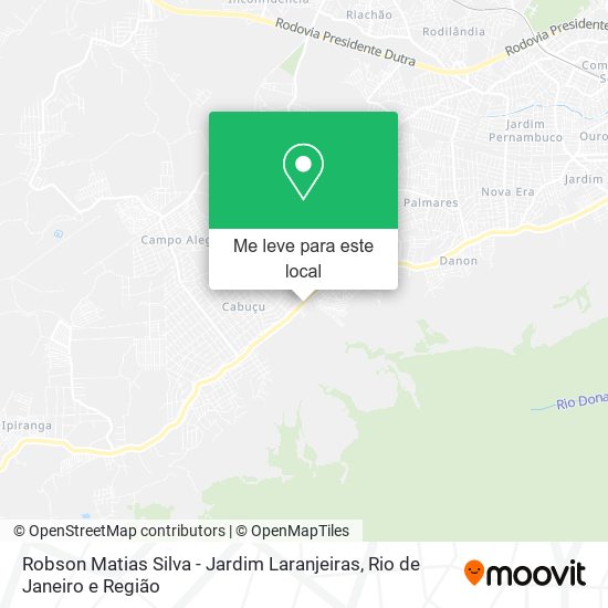 Robson Matias Silva - Jardim Laranjeiras mapa