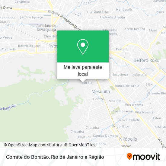 Comite do Bonitão mapa