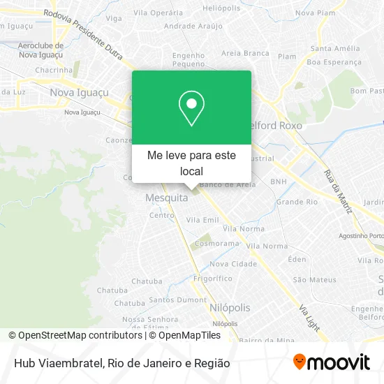 Hub Viaembratel mapa
