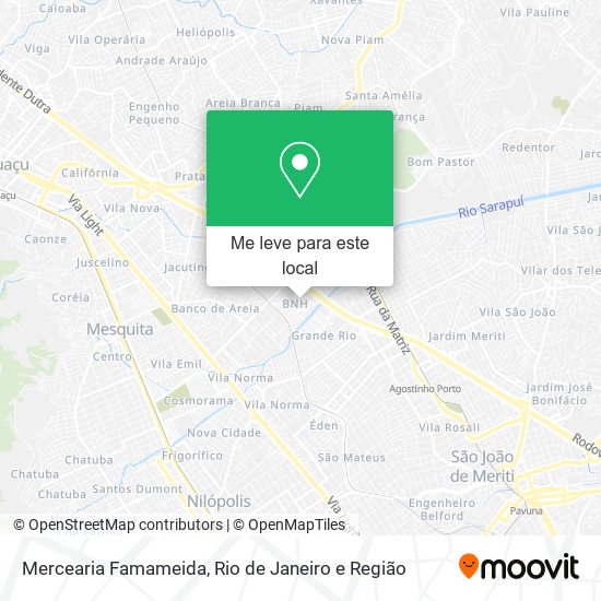 Mercearia Famameida mapa