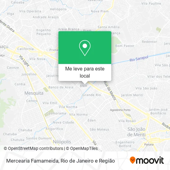 Mercearia Famameida mapa