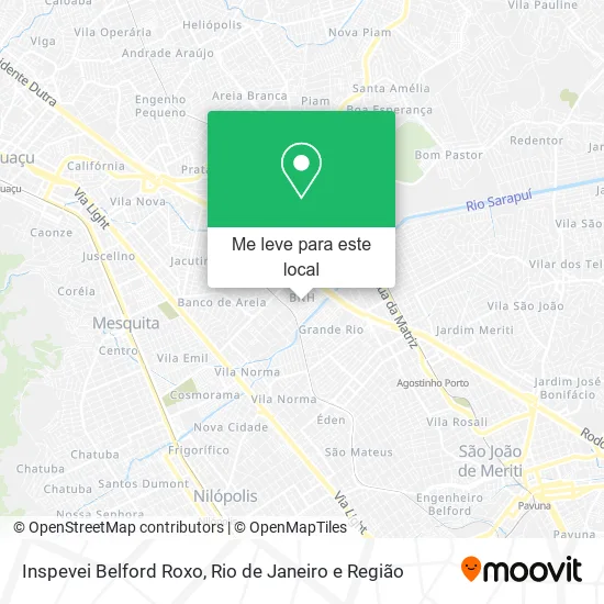 Inspevei Belford Roxo mapa