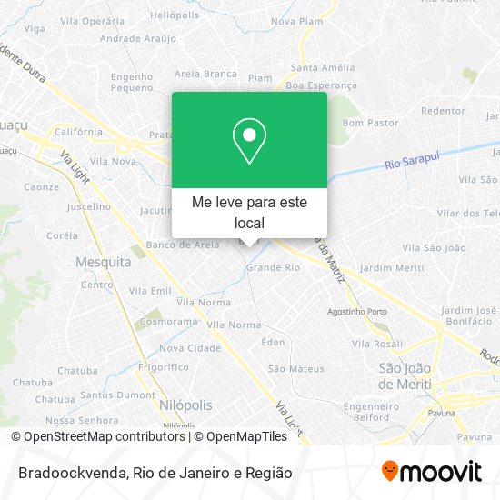 Bradoockvenda mapa