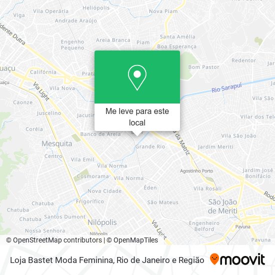 Loja Bastet Moda Feminina mapa