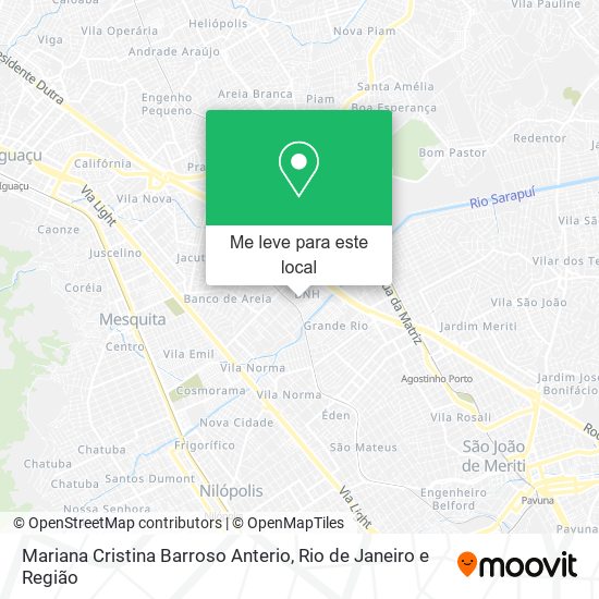 Mariana Cristina Barroso Anterio mapa