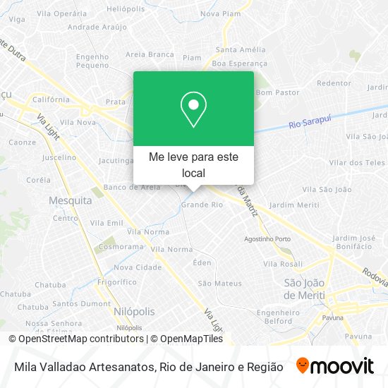 Mila Valladao Artesanatos mapa