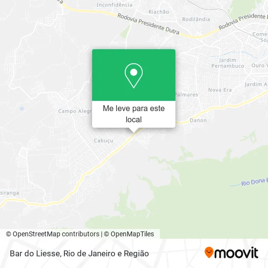 Bar do Liesse mapa