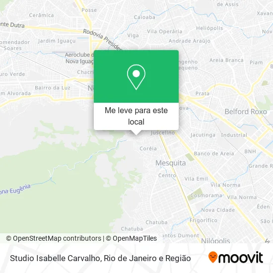 Studio Isabelle Carvalho mapa