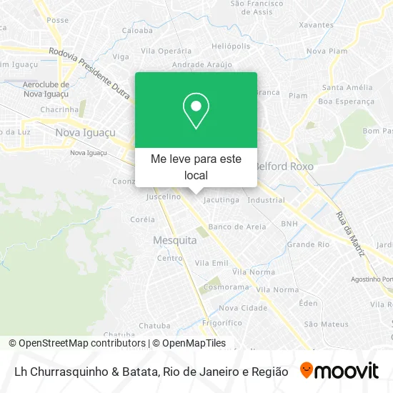 Lh Churrasquinho & Batata mapa